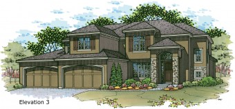 Hepton 4 car elev. 3 color rendering